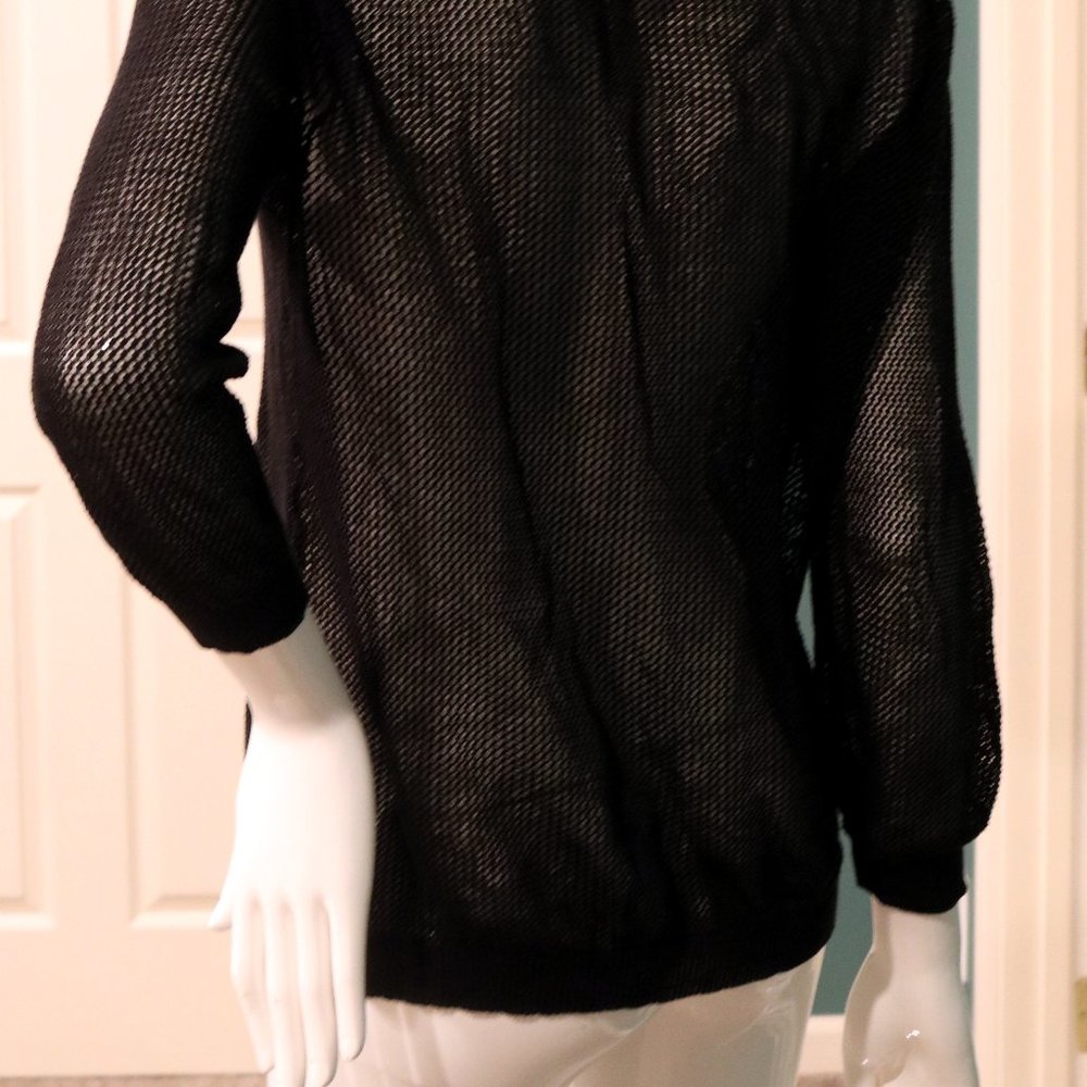 Peruvian Connection Lightweight Mesh Sweater - image 3